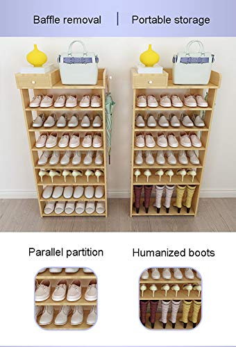 NAFE ZapateroEstante para Zapatos, Soporte de Estante de Almacenamiento de Zapatos Ajustable de múltiples Capas-3