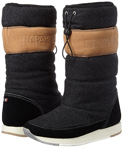 Napapijri Rabina, Botas para Nieve Mujer, Negro, 36 EU