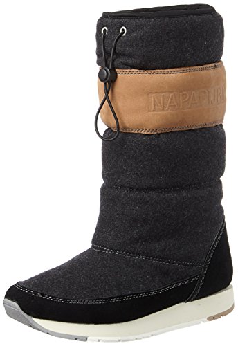 Napapijri Rabina, Botas para Nieve Mujer, Negro, 36 EU