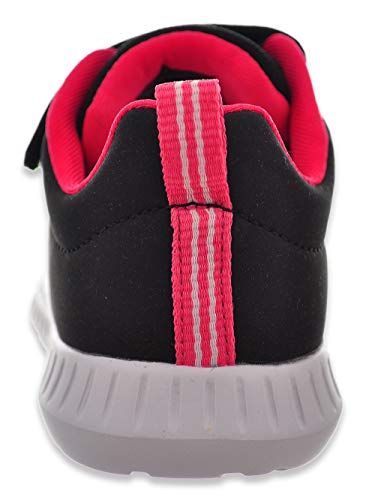 Nautica Kids Boys Fashion Sneaker Athletic Running Shoe with Stap for Toddler and Little Kids-Towhee-Black Pink Metallic-7