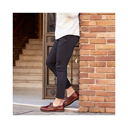 Nauticos de Piel con Cordones marrón - Benavente