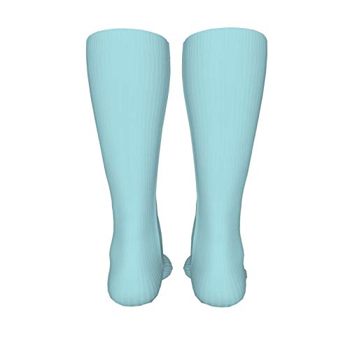 NCH UWDF Lindo pingüino antártico bailarín Elegante Fondo Azul Vintage Calcetines térmicos para Botas Altas, Calcetines de compresión