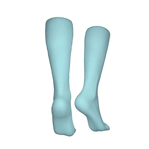 NCH UWDF Lindo pingüino antártico bailarín Elegante Fondo Azul Vintage Calcetines térmicos para Botas Altas, Calcetines de compresión