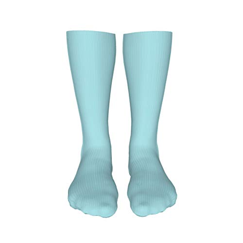 NCH UWDF Lindo pingüino antártico bailarín Elegante Fondo Azul Vintage Calcetines térmicos para Botas Altas, Calcetines de compresión
