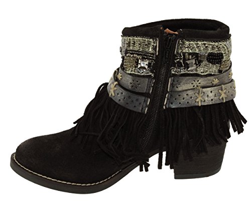 Nemonic, 1943 - Botín para mujer, color negro, Negro (Negro ), 37 EU