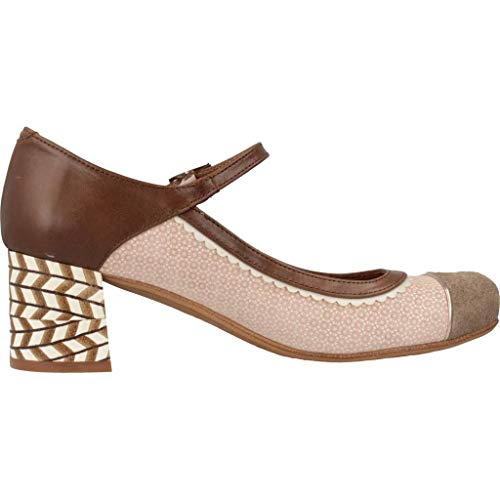 Nemonic Zapatos Tacon 2054N para Mujer Marrón 39 EU