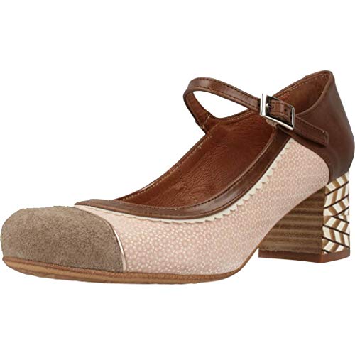 Nemonic Zapatos Tacon 2054N para Mujer Marrón 39 EU