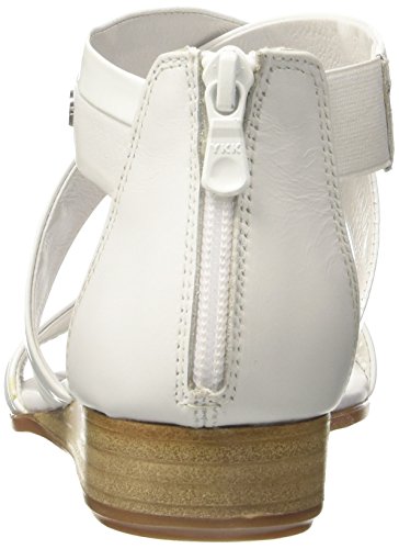 Nero Giardini P717601D, Sandalia con talón para Mujer, Bianco 707, 36 EU