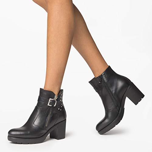NeroGiardini A909660D Botines Mujer De Piel - Negro 36 EU