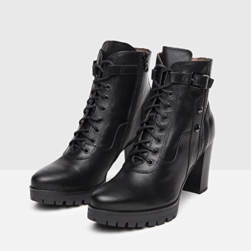 NeroGiardini A909673D Botines Mujer De Piel - Negro 38 EU