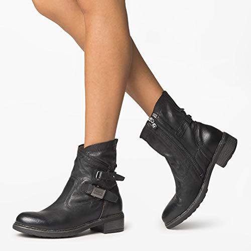 NeroGiardini A909794D Botines Mujer De Piel - Negro 37 EU