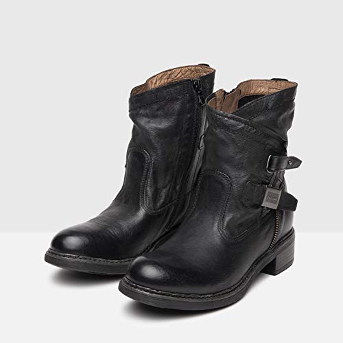 NeroGiardini A909794D Botines Mujer De Piel - Negro 37 EU