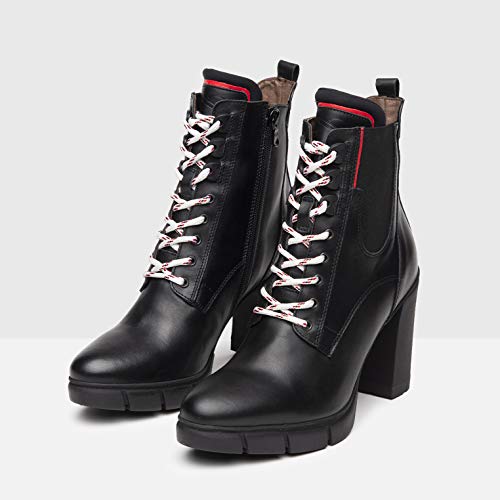 NeroGiardini A909881D Botines Mujer De Piel - Negro 37 EU