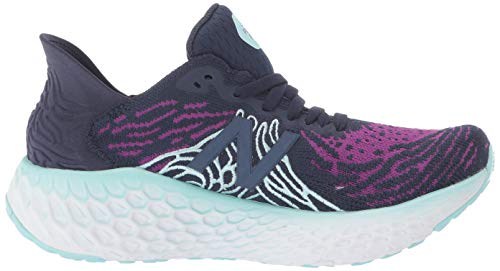 New Balance 1080v10 Fresh Foam, Zapatillas para Correr Mujer, Pciruela Natur Indigo Bali Azul, 37.5 EU