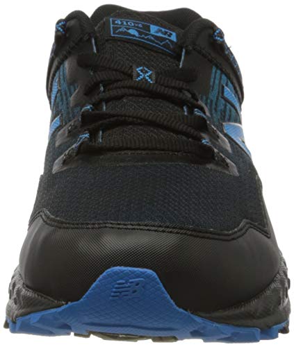 New Balance 410V6, Zapatillas de Trail Running Hombre, Negro (Black/Blue), 45.5 EU
