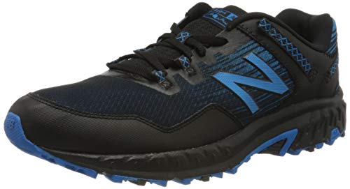 New Balance 410V6, Zapatillas de Trail Running Hombre, Negro (Black/Blue), 45.5 EU