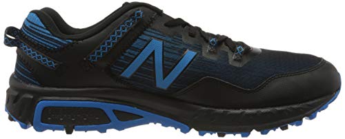 New Balance 410V6, Zapatillas de Trail Running Hombre, Negro (Black/Blue), 45.5 EU