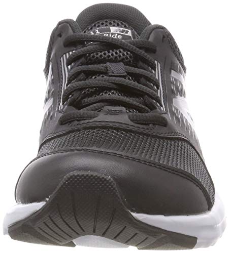 New Balance 411 Sneakers, Zapatillas de Correr Mujer, Negro (Black/White), 36 EU