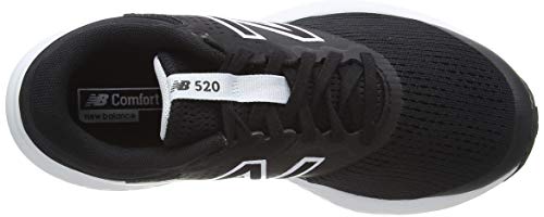 New Balance 520v7, Zapatillas para Correr de Carretera Mujer, Black, 40 EU