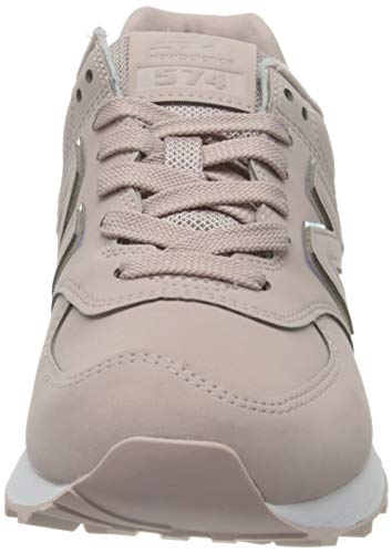 New Balance 574 WL574CLH Medium, Zapatillas Mujer, Pink (Space Pink CLH), 44 EU