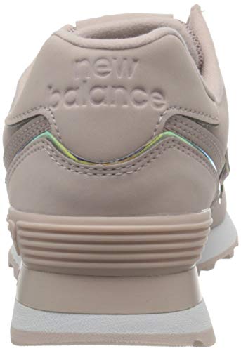 New Balance 574 WL574CLH Medium, Zapatillas Mujer, Pink (Space Pink CLH), 44 EU