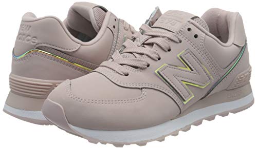 New Balance 574 WL574CLH Medium, Zapatillas Mujer, Pink (Space Pink CLH), 44 EU