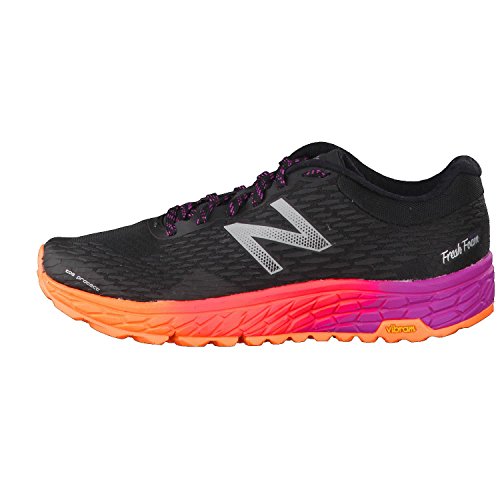 New Balance Freshfoam Hierro V2 Trail, Zapatillas de Running para Asfalto Mujer, Negro (Schwarz/Orange Schwarz/Orange), 40.5 EU