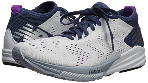 New Balance Fuel Cell Impulse, Zapatillas de Running Mujer, Blanco (White/Voltage Violet/Light Cyclone WP), 37 EU
