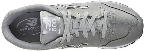 New Balance Gw500v1, Zapatillas de Deporte para Mujer, Plateado (Metallic Silver/Metallic Silver Mta), 38 EU