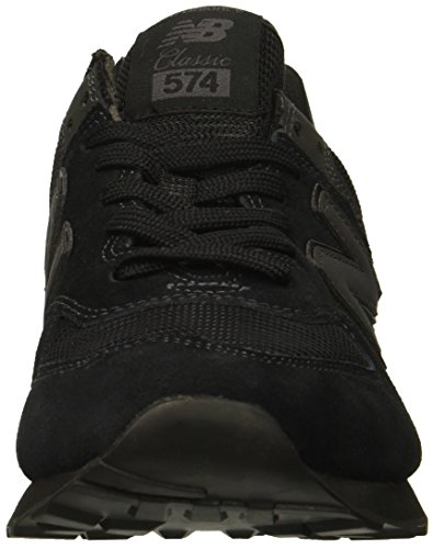 New Balance Hombre 574v2-core Trainers Zapatillas, Negro (Triple Black), 41.5 EU