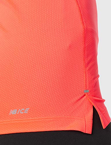 New Balance MC NB Ice 2E Camiseta Polo, Mujer, Dragonfly, S