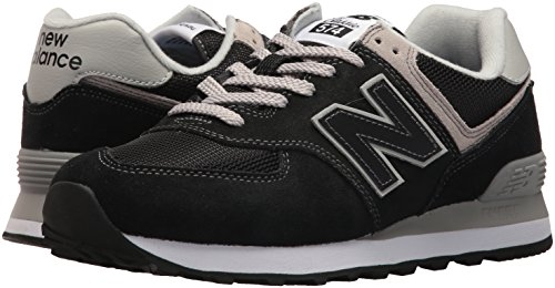 New Balance Mujer 574v2 Core, Zapatillas Negro (Black), 39 EU