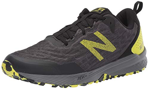 New Balance Trail Nitrel, Zapatillas de Running para Asfalto Hombre, Negro (Black/Yellow Black/Yellow), 44 EU