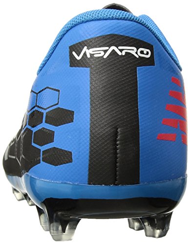 New Balance Visaro 2.0 Control FG, Zapatillas de Fútbol Hombre, Negro (Schwarz/Blau/Rot Schwarz/Blau/Rot), 43 EU