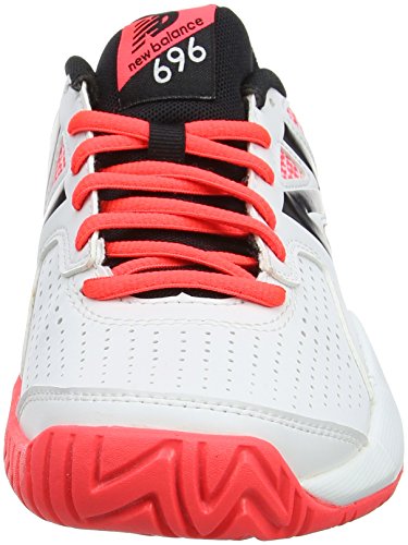 New Balance WCH696V3, Zapatillas de Tenis para Mujer, Multicolor (Blanco / Rojo / Negro), 37.5 EU