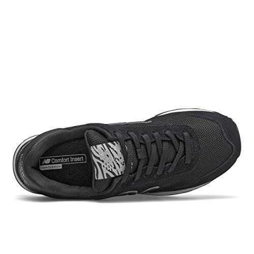 New Balance WL515CSD_36,5, Zapatillas Mujer, Black, 36.5 EU