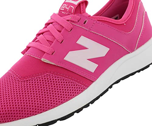 NEW BALANCE - Zapatilla deportiva 274 Grand School de cordones fucsia, de tejido sintético y microfibra, Niña, Chica, Mujer-40