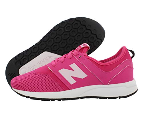 NEW BALANCE - Zapatilla deportiva 274 Grand School de cordones fucsia, de tejido sintético y microfibra, Niña, Chica, Mujer-40