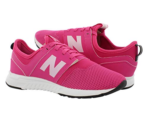 NEW BALANCE - Zapatilla deportiva 274 Grand School de cordones fucsia, de tejido sintético y microfibra, Niña, Chica, Mujer-40