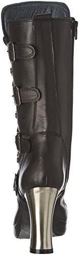 New Rock Cuero Negro gótico para mujer Botas M.5815-S10 (42 EU, black)