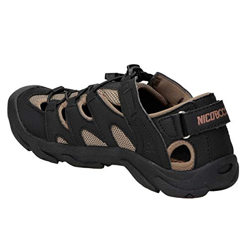 Nicoboco Sandalia Trekking Kunan (Negro, Numeric_45)