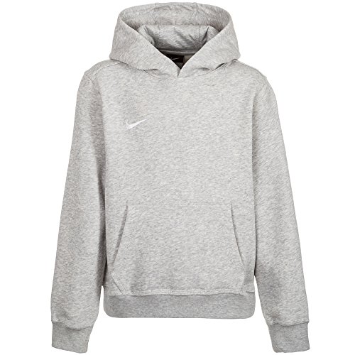 Nike 658500-050 Youth Team Club Hoody - Sudadera unisex con capucha para niños, Gris (Grey Heather), S