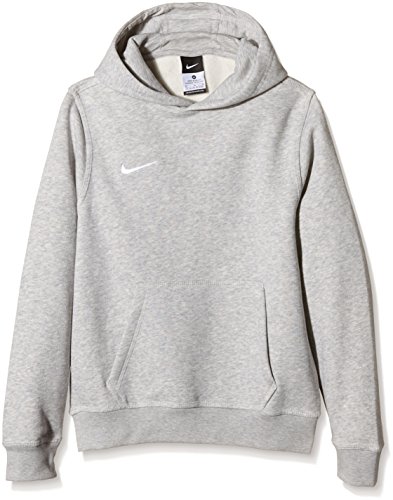 Nike 658500-050 Youth Team Club Hoody - Sudadera unisex con capucha para niños, Gris (Grey Heather), S