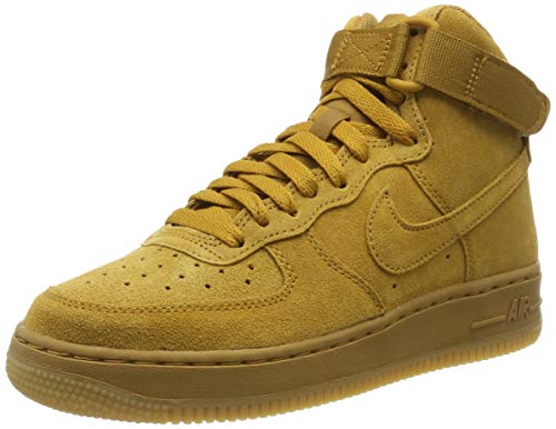 Nike Air Force 1 High Lv8 (GS), Zapatillas de Deporte para Niños, Multicolor (Wheat/Wheat/Gum Light Brown 701), 35.5 EU