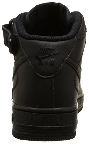 NIKE Air Force 1 Mid GS', Zapatillas Niños, Black/Black, 38 EU