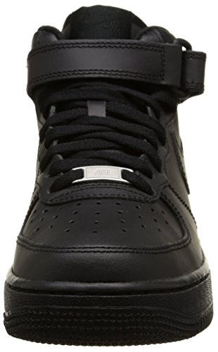 NIKE Air Force 1 Mid GS', Zapatillas Niños, Black/Black, 38 EU
