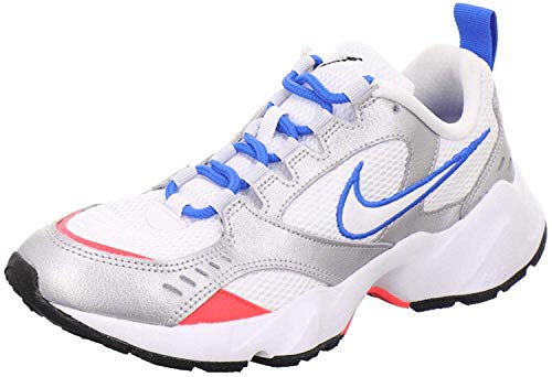 Nike Air Heights, Zapatillas de Trail Running para Mujer, Multicolor (White/Photo Blue/Metallic Silver 101), 36 EU