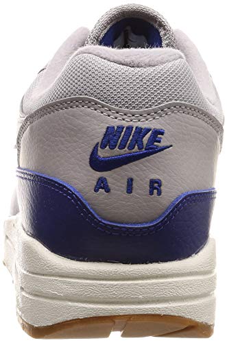 Nike Air MAX 1, Zapatillas de Gimnasia Hombre, Gris (Atmosphere Grey/Sail/Deep Royal 008), 41 EU
