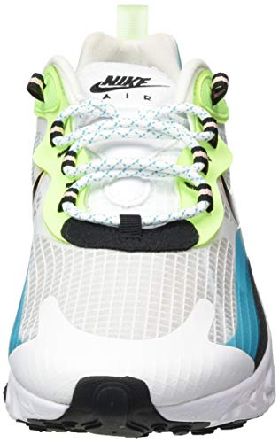 Nike Air MAX 270 React Se, Zapatillas para Correr Hombre, Oracle Aqua/Black-Ghost Green, 43 EU