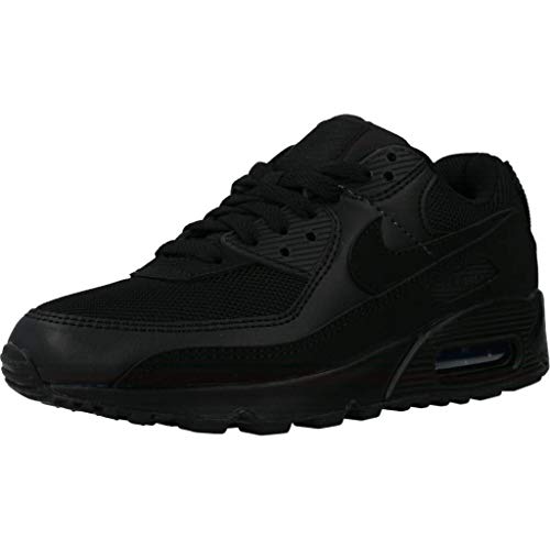 Nike Air MAX 90 Women's Shoe, Zapatillas para Correr Mujer, Black/Black-Black-White, 37.5 EU